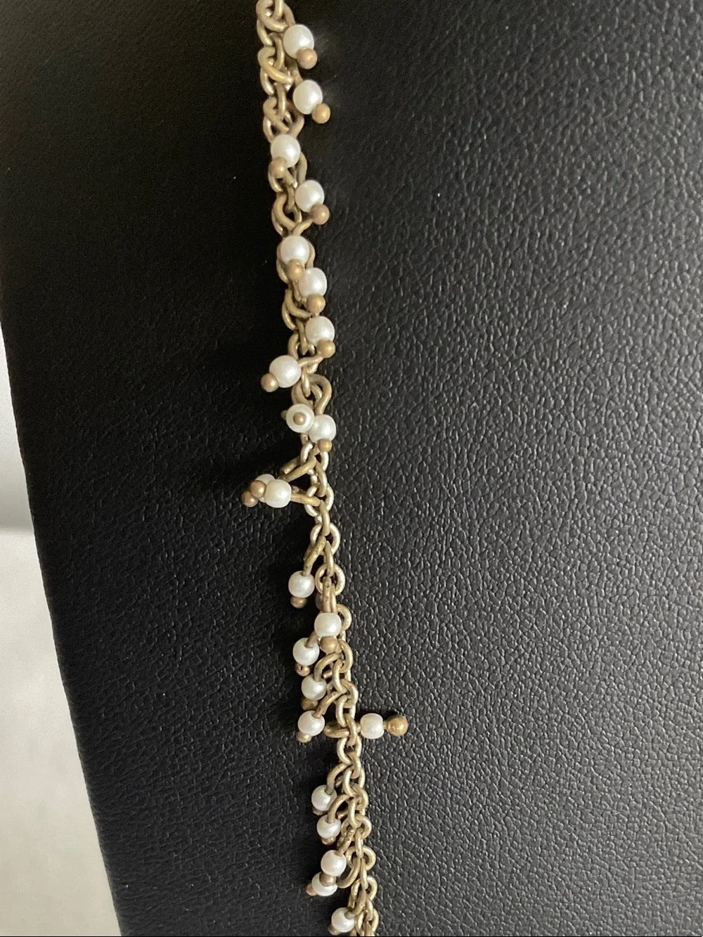 J Crew Delicate Long Tassel Necklace